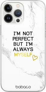 Etui do Apple IPHONE XS Max Positive vibes 005 Babaco Nadruk pełny Biały - Etui i futerały do telefonów - miniaturka - grafika 1