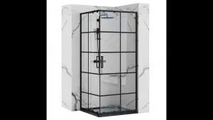 Rea K5478 Concept Kabina bez brodzika 900x900x1900 szk$112o transparent - Brodziki prysznicowe - miniaturka - grafika 1