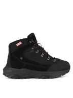 Buty trekkingowe męskie - Hunter Trekkingi H1-060 Czarny - miniaturka - grafika 1