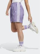 Spodenki damskie - adidas Szorty sportowe Adicolor Classics Ripstop Shorts IB7300 Fioletowy Regular Fit - miniaturka - grafika 1