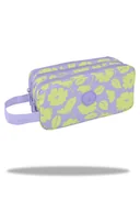 Piórniki - PATIO, saszetka potrójna z rączką coolpack primus l flores lila - miniaturka - grafika 1