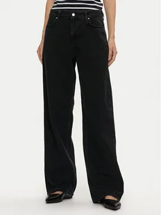 Noisy May Jeansy Alexa 27030598 Czarny Loose Fit - Spodnie damskie - miniaturka - grafika 1