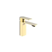 Baterie umywalkowe - Valvex Bateria umywalkowa Desa złota - miniaturka - grafika 1