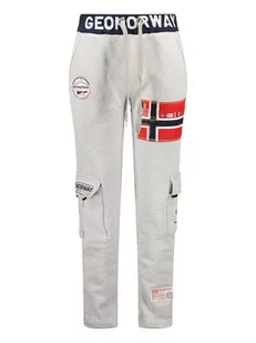 Geographical Norway Spodnie dresowe "Mycargo" w kolorze szarym - Spodnie sportowe damskie - miniaturka - grafika 1