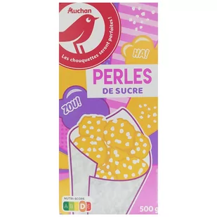 Auchan - Cukier perlisty - Cukier i słodziki - miniaturka - grafika 1