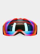 Gogle narciarskie - Gogle na narty Goggle Aurora - matt neon orange - POL 2 white/blue - miniaturka - grafika 1