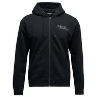 Bluzy sportowe męskie - Męska bluza Black Diamond M Mini Stacked Fz Hoody Rozmiar: L / Kolor: czarny - miniaturka - grafika 1