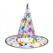 Dodatki do strojów karnawałowych - GoDan Kapelusz "Kolorowa Czarownica", KKCZ-YH - miniaturka - grafika 1