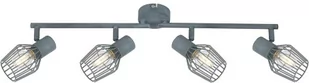 Candellux LISTWA 4X40W E14 SZARY METAL - Lampy sufitowe - miniaturka - grafika 1