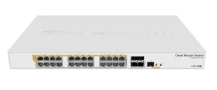 MikroTik 24xGig LAN 4xSFP+ Rack 19&quot PoE 802.3af/at 500W MT CRS328-24P-4S+RM ! MT CRS328-24P-4S+RM - Wtyczki i adaptery - miniaturka - grafika 2