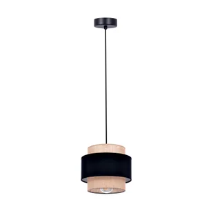 Lampa wisząca boho z podwójnym abażurem K-5230 z serii GATO - Lampy sufitowe - miniaturka - grafika 1