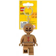 Breloczki dla dzieci - Brelok LEGO Classic Piernikowy ludek LGL-KE182 z latarką - miniaturka - grafika 1