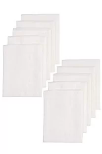 Meyco 452200 10 sztuk pieluszek materiałowych pieluchy z muśliny pieluchy 70 x 70 cm 100% bawełna białe - Stroje kąpielowe dla dziewczynek - miniaturka - grafika 1