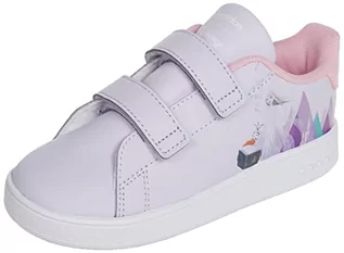 Buty dla dziewczynek - adidas Advantage Frozen I, Trampki dziecięce, Fioletowy Tint Almost Pink Ftwr Biały, 20 EU - grafika 1