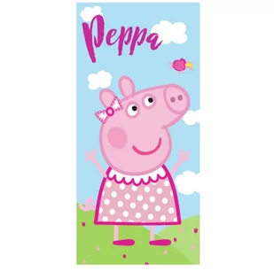 Ręcznik plażowy kąpielowy szybkoschnący ŚWINKA PEPPA 70x140 - Okrycia kąpielowe dla dzieci - miniaturka - grafika 1