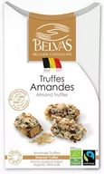 Czekolada - Fair Trade BELGIJSKIE CZEKOLADKI TRUFFLE Z MIGDAŁAMI BEZGLUTENOWE BIO 100 g - BELVAS - miniaturka - grafika 1