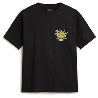 Koszulki sportowe męskie - Koszulka męska Vans Scratched Records SS Rozmiar: M / Kolor: czarny - miniaturka - grafika 1