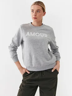 ONLY Bluza 15304436 Szary Regular Fit - Bluzy damskie - miniaturka - grafika 1