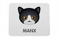 Podkładki pod mysz - Podkładka pod mysz z kotem Manx - miniaturka - grafika 1