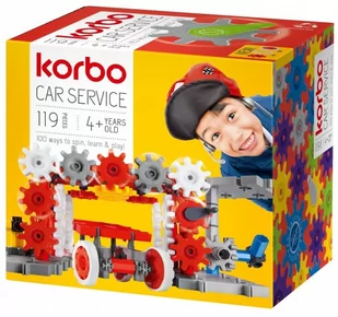 Korbo Klocki Car service 119 - Klocki - miniaturka - grafika 1