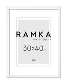 Ramki na zdjęcia - Ramka na zdjęcia 30x40 cm Biała - miniaturka - grafika 1