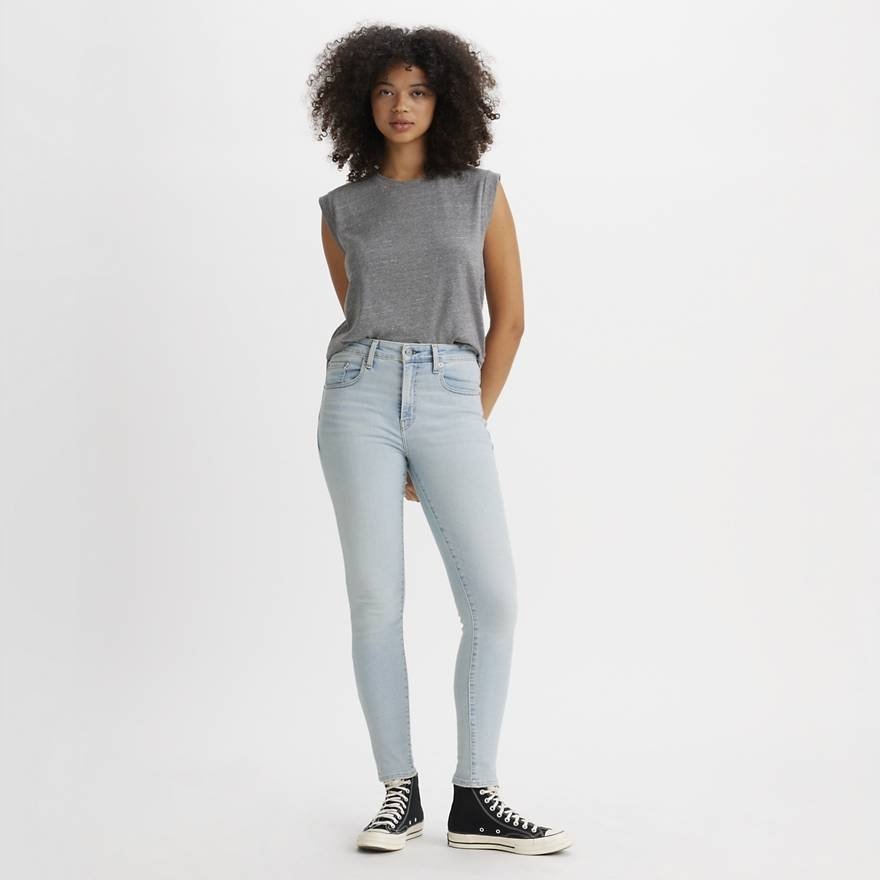 LEVIS JASNONIEBIESKIE DŻINSY RURKI GŁADKIE CASUAL W25 L30 XTA