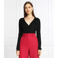 Bluzki damskie - Patrizia Pepe Lniana bluzka | Slim Fit - miniaturka - grafika 1