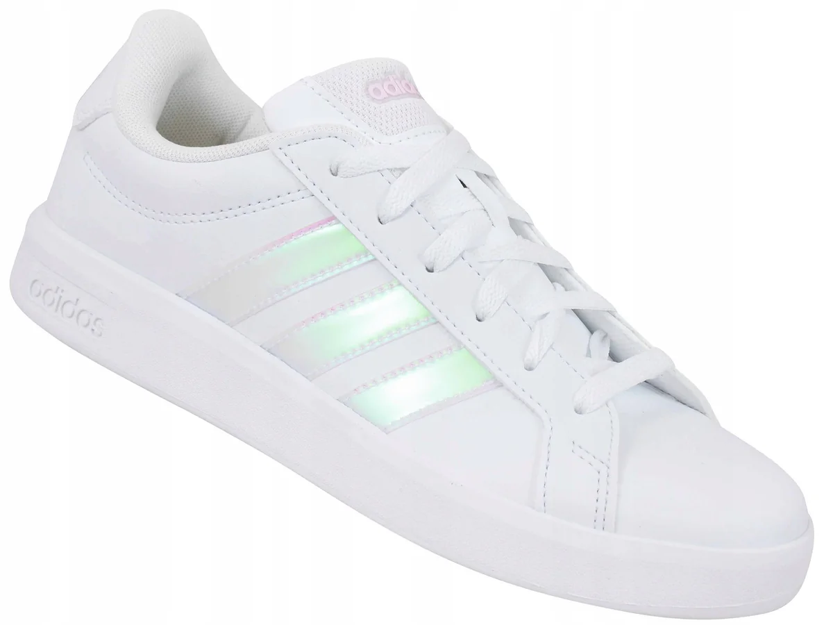 ADIDAS GRAND COURT 3.0 J JQ1978 BUTY DAMSKIE TRAMPKI TENISÓWKI BIAŁE rozmiar 40 biały