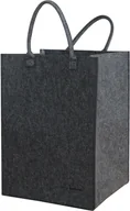 Kosze na bieliznę - 100L filcowy kosz na pranie 43x38x60cm XL Uniwersalna torba filcowa Składany kosz na pranie - miniaturka - grafika 1