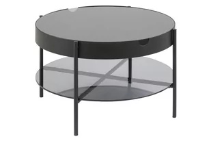 D2.Design Stolik Tipton Glass/black L 112491 - Ławy i stoliki kawowe - miniaturka - grafika 1