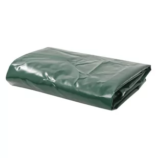 Plandeka 650 g/m, 5 x 6 m, zielona - Folie budowlane - miniaturka - grafika 1