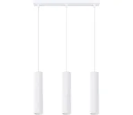 Lampy sufitowe - Sollux SL.1537 - Żyrandol na lince KARBON 3xGU10/10W/230V biały - miniaturka - grafika 1