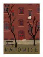 Kartki okolicznościowe i zaproszenia - Pocztówka. Katowice. 105X145 Mm. Sylver Rocket Studio - miniaturka - grafika 1