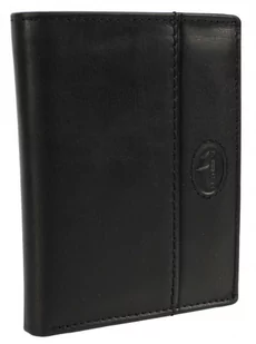 Portfel Męski Skórzany EL FORREST Skóra Bydlęca Pionowy Bez Zapięcia Dwa Skrzydełka Dodatkowy Suwak RFID 859 61 13 x 10 x 3 [cm] - Portfele - miniaturka - grafika 1