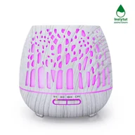 Zapachy do domu - AROMA WOOD Dyfuzor do olejków eterycznych i nawilżacz klasy premium. Kolor biało - szary przecierany. - miniaturka - grafika 1