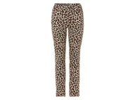 Spodnie damskie - esmara® Spodnie damskie, slim fit (34, regularna długość, Panterka) - miniaturka - grafika 1