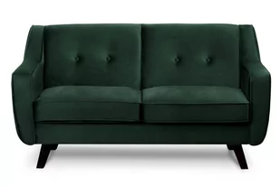 Sofa 2 TERSO ciemny zielony, 146x81x89, tkanina - Sofy i kanapy - miniaturka - grafika 1