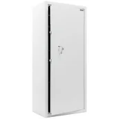 Sejfy i kasy pancerne - Sejf na broń myśliwską klasa S1 zamek kluczowy Valberg Arsenal 1253 kolor biały - miniaturka - grafika 1