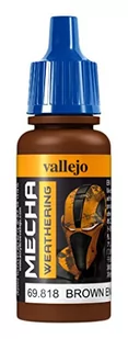 Vallejo Farba akrylowa Mecha Color - Brown Eng. Soot (Matt) / 17ml Vallejo 69818 - Kolejki i akcesoria - miniaturka - grafika 1