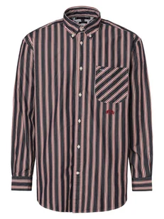 Tommy Hilfiger Koszula męska - Łatwe prasowanie Mężczyźni Slim Fit Bawełna niebieski|biały w paski, L - Koszule męskie - miniaturka - grafika 1