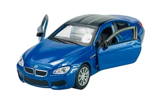 MAISTO BMW M6 F06 NIEBIESKI Z NAPĘDEM 1:42 - Samochody i pojazdy dla dzieci - miniaturka - grafika 1