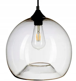 Lampa wisząca szklana przezroczysta Onyx 30cm - Lampy sufitowe - miniaturka - grafika 1