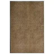 Wycieraczki - vidaXL Wycieraczka z możliwością prania, brązowa, 120 x 180 cm - miniaturka - grafika 1