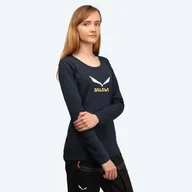 Koszulki sportowe damskie - Koszulka Salewa Solidlogo CO W L/S Tee 25280-3991 - miniaturka - grafika 1
