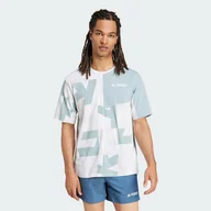 Odzież trekkingowa damska - Koszulka Terrex Multi Climacool Printed - miniaturka - grafika 1