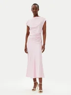 Sukienki - Imperial Sukienka koktajlowa AEAOJBA Różowy Regular Fit - miniaturka - grafika 1