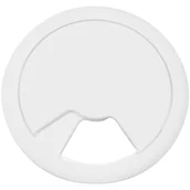 Zawiasy, okucia i inne akcesoria - Przelotka do kabli Ø60 mm biała - miniaturka - grafika 1