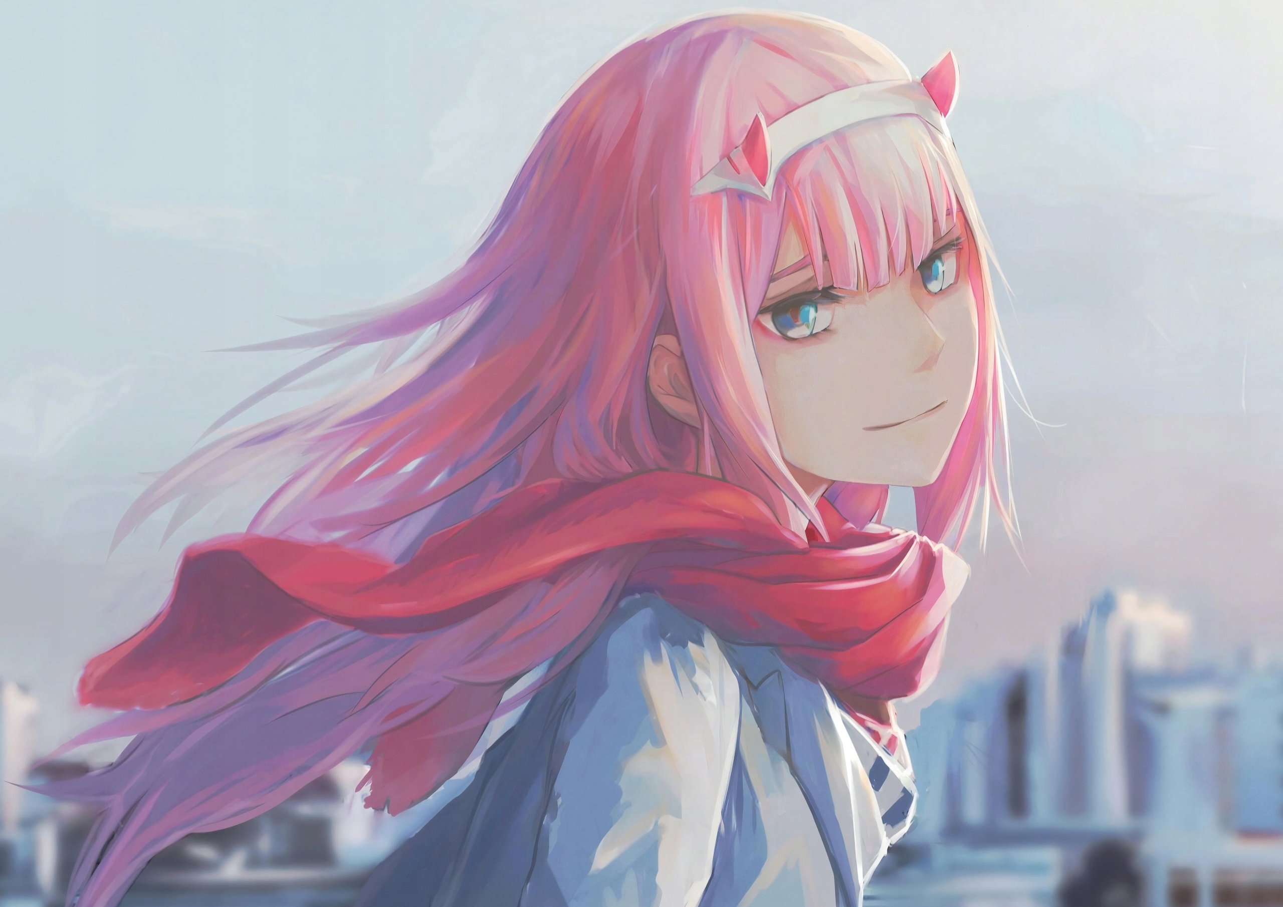 Plakat A1 anime manga Darling in The Franxx