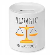 Skarbonki - SKARBONKA DLA ZEGARMISTRZA MA ZAWSZE RACJĘ z Nadrukiem ze Zdjęciem - miniaturka - grafika 1