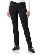 Spodnie damskie - Pepe Jeans Damskie spodnie New Brooke, czarne, 25 W, talia regularna - miniaturka - grafika 1